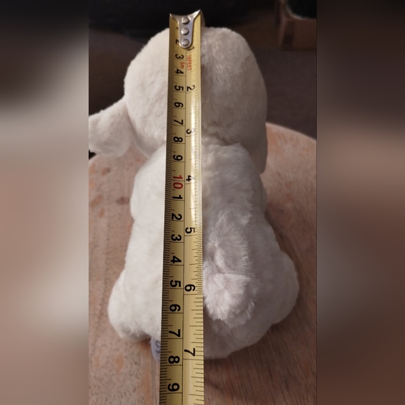 -Carters Child of Mine Plush Lamb Toy Rattle 2015 Soft Rattle Crinkle Feet Lovey - Picture 11 of 13